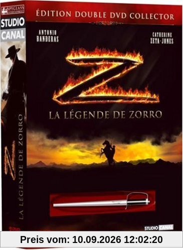 La Légende de Zorro - Edition Collector 2 DVD [Inclus 1 masque, 1 porte-clefs et 1 planche de stickers] [FR Import]