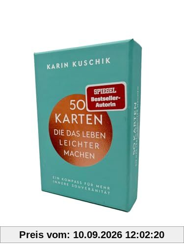 50 Karten, die das Leben leichter machen: Das Kartenset zum Spiegel-Bestseller | Für alle Fans von 50 Sätze, die das Leben leichter machen