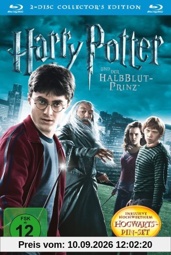 Harry Potter und der Halbblutprinz (Collector's Edition inkl. Hogwarts-Pin-Set) (2 Blu-rays) [Blu-ray]