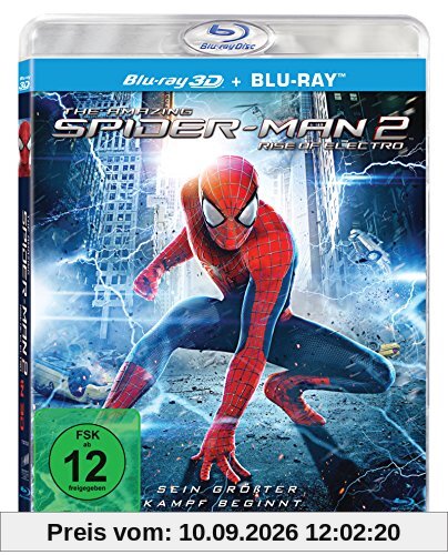 The Amazing Spider-Man 2: Rise of Electro (3D + 2D Version - 2 Discs) [3D Blu-ray]