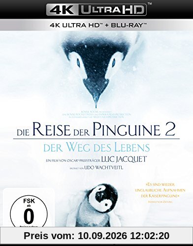 Die Reise der Pinguine 2 - Der Weg des Lebens (4K Ultra HD) (+ Blu-ray 2D)