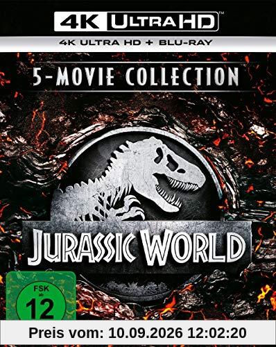 Jurassic World - 5-Movie Collection (4K Ultra HD) (5 BR4Ks + 5 BRs) [Blu-ray]