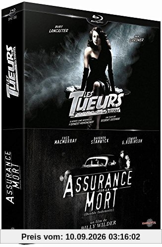 Coffret films noirs : assurance sur la mort ; les tueurs [Blu-ray] [FR Import]