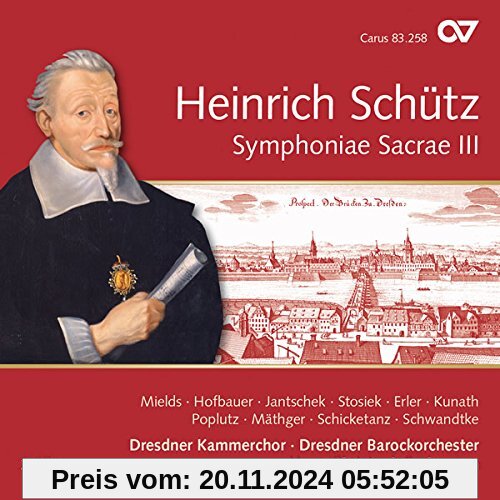 Symphoniae Sacrae III - Schütz-Gesamteinspielung Vol. 12