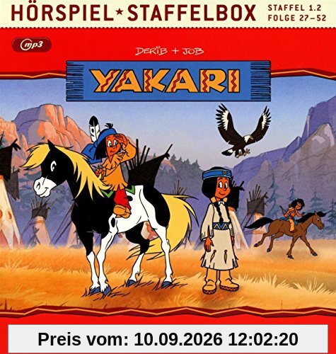 Yakari - Hörspiel Staffelbox - Staffel 1.2, Folge 27 bis 52 als mp3-CD - Die Original-Hörspiele zur TV-Serie