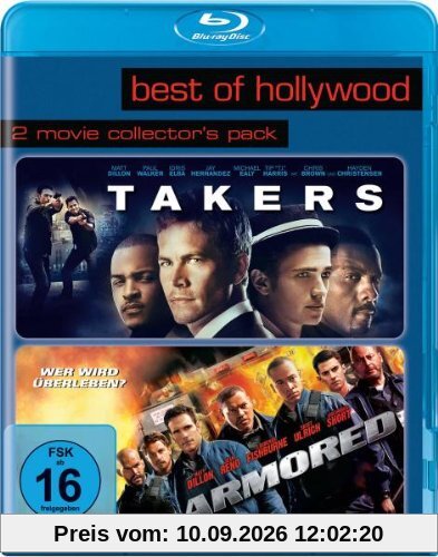 Best of Hollywood 2012 - 2 Movie Collector's Pack 55 (Armored / Takers) [Blu-ray]