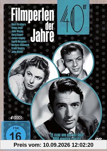 Filmperlen der 40er Jahre – Unvergessene Klassiker und glanzvolle Stars aus der goldenen Ära Hollywoods