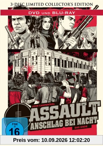 Assault - Anschlag bei Nacht (3 Disc Collectors Edition Mediabook) [Blu-ray] [Limited Collector's Edition]