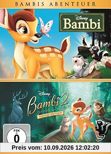 Bambis Abenteuer: Bambi (Diamond Edition) + Bambi 2 (Special Edition) [2 DVDs]