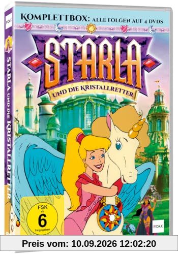 Starla und die Kristallretter - Ein magisches Abenteuer mit ihren Freundinnen und den anmutigen Einhörnern - Komplettbox mit 26 Folgen - Abenteuer Fantasy Serie für Mädchen [4 DVDs]