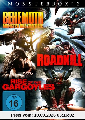 Monsterbox: Behemoth - Das Monster aus der Tiefe / Roadkill / Rise of the Gargoyles [3 DVDs]
