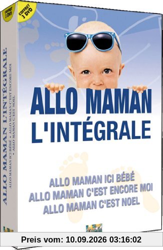 Coffret Intégrale Allo maman 3 DVD : Allo maman ici bébé / Allo maman c'est encore moi / Allo maman c'est Noël [FR Import]