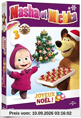 Masha et michka, vol. 3 : 3, 2, 1 joyeux noël [FR Import]