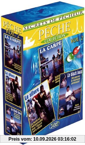 Coffret pêche, vol. 2 : La carpe / Le silure / Le bLack bass - Coffret 3 DVD [FR Import]