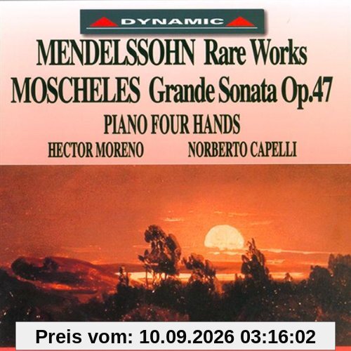 Klaviermusik zu vier Händen von Moscheles und Mendelssohn