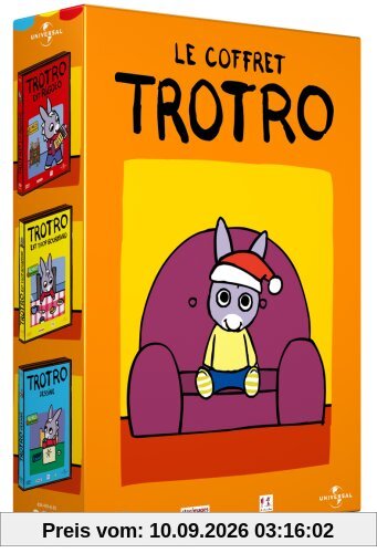 Coffret tro tro vol.1 : tro tro vol.1 : trotro est trop gourmand / tro tro vol.2 : trotro est rigolo / tro tro vo [FR Import]