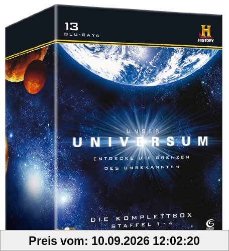 Unser Universum - Die Komplettbox, Staffel 1-4 (History) [Blu-ray]