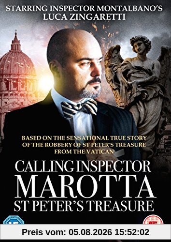 Luca Zingaretti Calling Inspector Marotta, St Peter's Treasure [Dvd] [Uk Import]