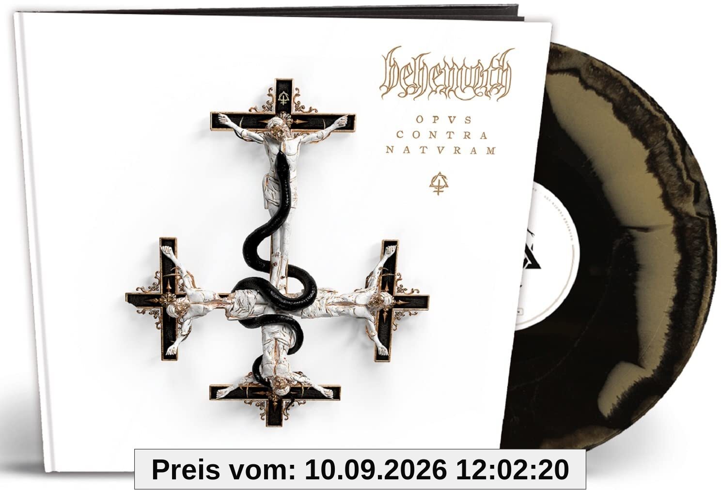Opvs Contra Natvram - Vinyl Earbook, Corona Gold/Black [Vinyl LP]