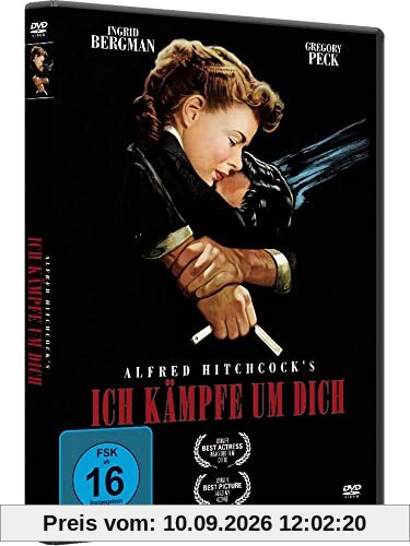 Ich kämpfe um dich (Spellbound) - Alfred Hitchcock - Film Noir Klassiker von 1945 - Ausgezeichneit mit einem Oscar - Mit Ingrid Bergman und Gregory Peck