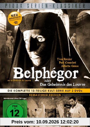 Belphégor oder Das Geheimnis des Louvre (Remastered Edition) Die komplette 13-teilige Kult-Serie (Pidax Serien-Klassiker) [2 DVDs]