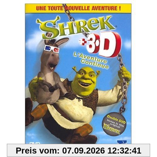 Shrek 3D, L'Aventure continue - Édition Collector 2 DVD [FR Import]