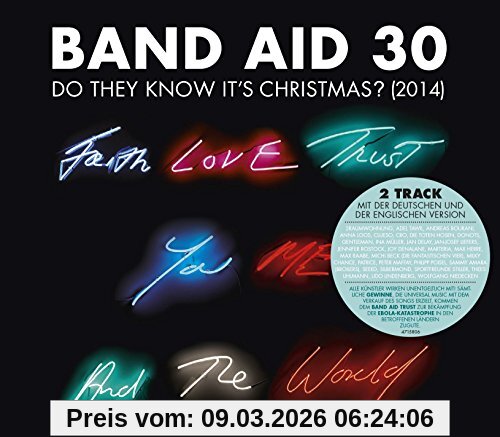 Band Aid 30 Do They Know It's Christmas? (German + Uk Version)
