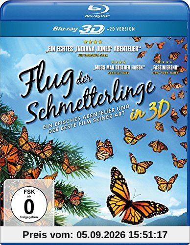Flug der Schmetterlinge [3D Blu-ray]