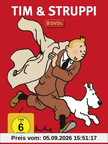 Tim & Struppi - Jubiläums-Sonderedition [8 DVDs]