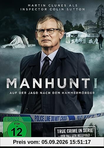 Manhunt 1 - Auf der Jagd nach dem Hammermörder [DVD] Martin Clunes als Inspector Colin Sutton in der britischen True-Crime-Serie