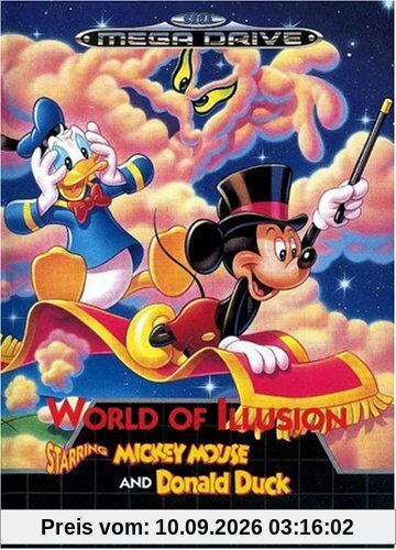 Mega Drive - World of Illusion: starring Mickey Mouse Donald Duck - (OVP Anl.), gebraucht - sehr gut