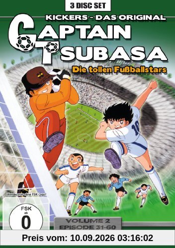 Captain Tsubasa: Die tollen Fußballstars - Volume 2, Folge 31-60 (DVD)