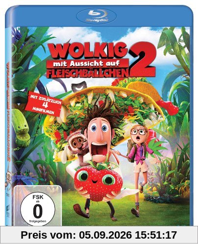 Wolkig mit Aussicht auf Fleischbällchen 2 [Blu-ray]