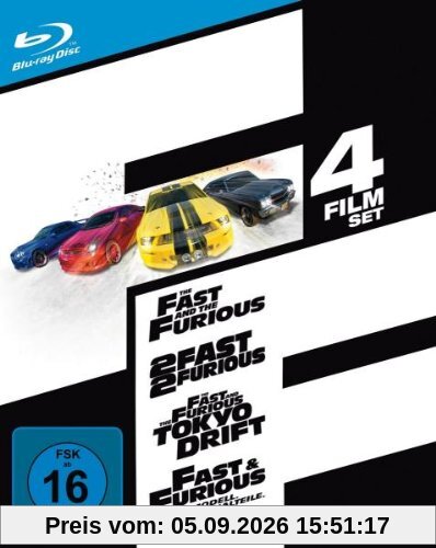 The Fast and the Furious 1-4 [Blu-ray]