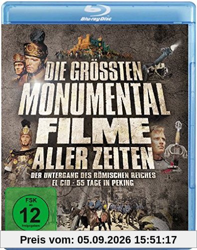 Die grössten Monumentalfilme aller Zeiten [Blu-ray]