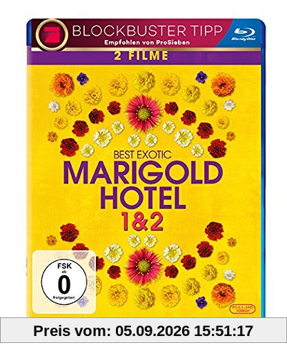 Best Exotic Marigold Hotel 1+2 [Blu-ray]