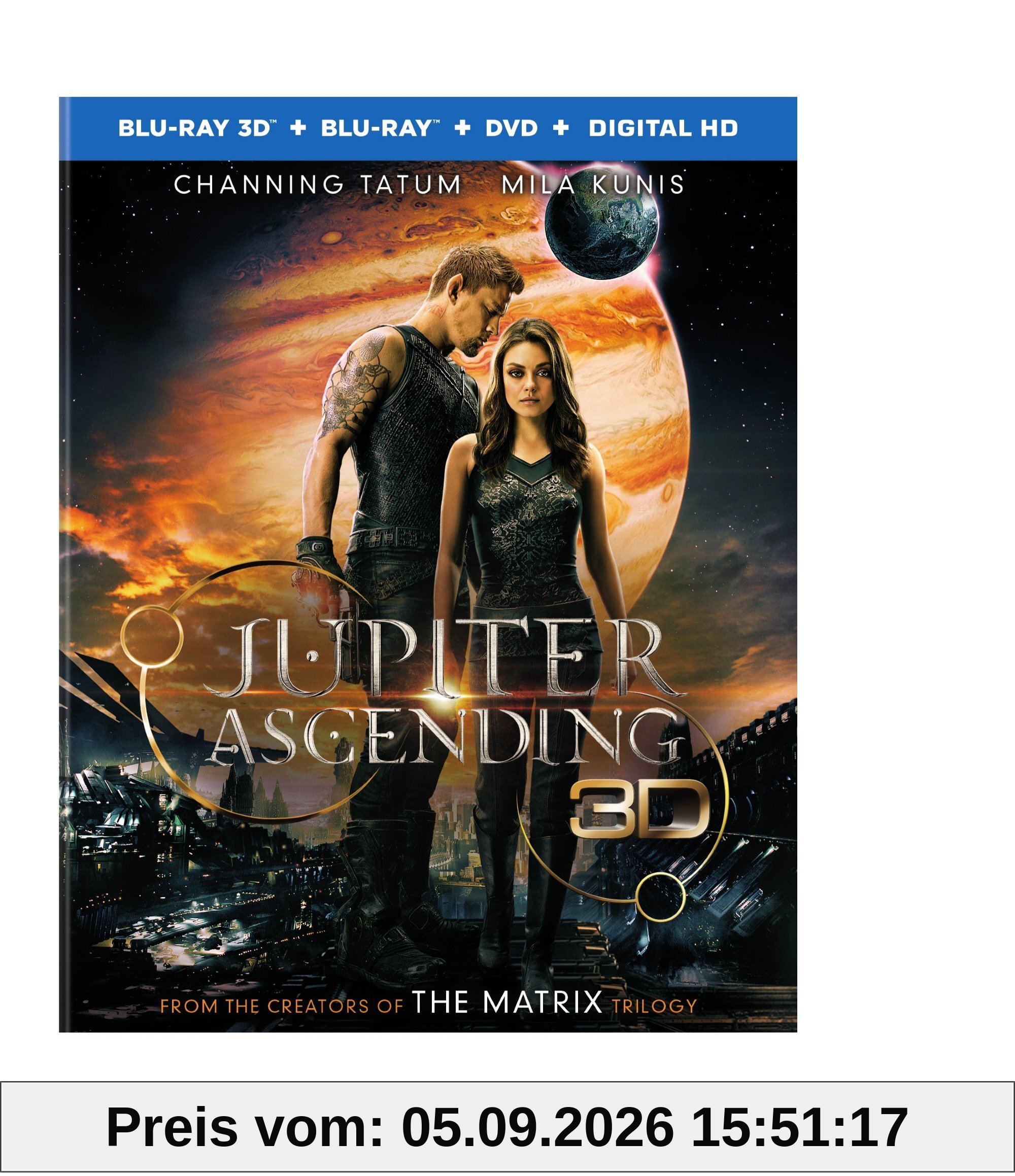 Jupiter Ascending (Blu-ray 3D + Blu-ray + DVD + Digital HD)