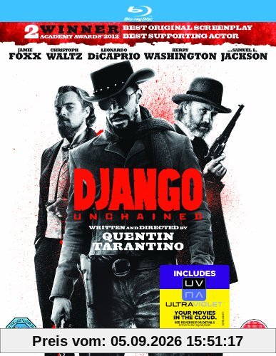 NEW & SEALED! Django Unchained Blu ray UV UltraViolet