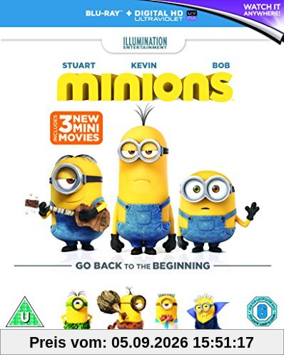 Minions [Blu-ray] [2015 UK-Import, Sprache: Englisch.