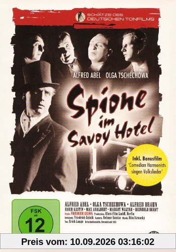 Spione im Savoy Hotel & Bonusfilm : 'Comedian Harmonists singen Volkslieder'