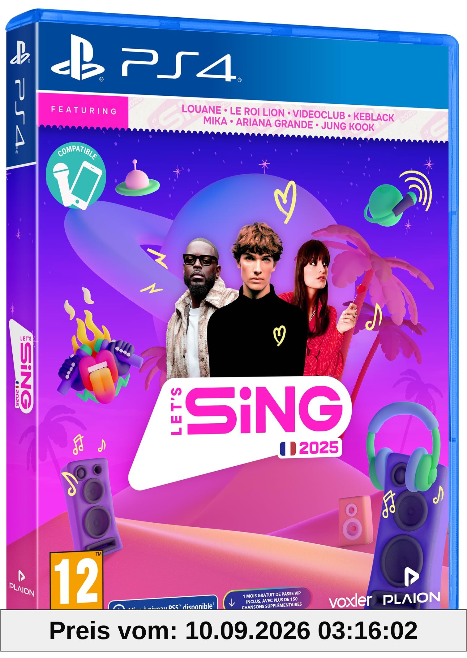 KOCH MEDIA Videospiel Playstation 4 Let's Sing 2025 - Marke EAN: 4020628582357