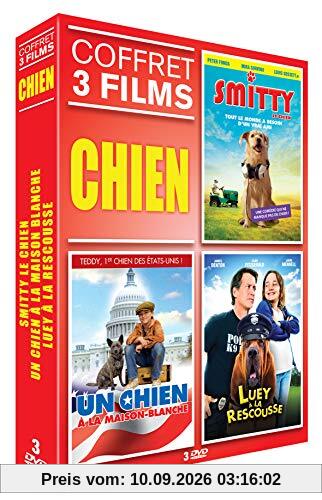 Coffret chien 3 films : smitty le chien ; un chien à la maison-blanche ; luey à la rescousse [FR Import]