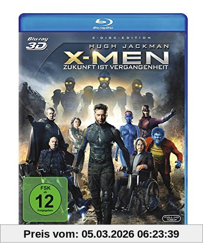 Bryan Singer X-Men Zukunft Ist Vergangenheit [3D Blu-ray]