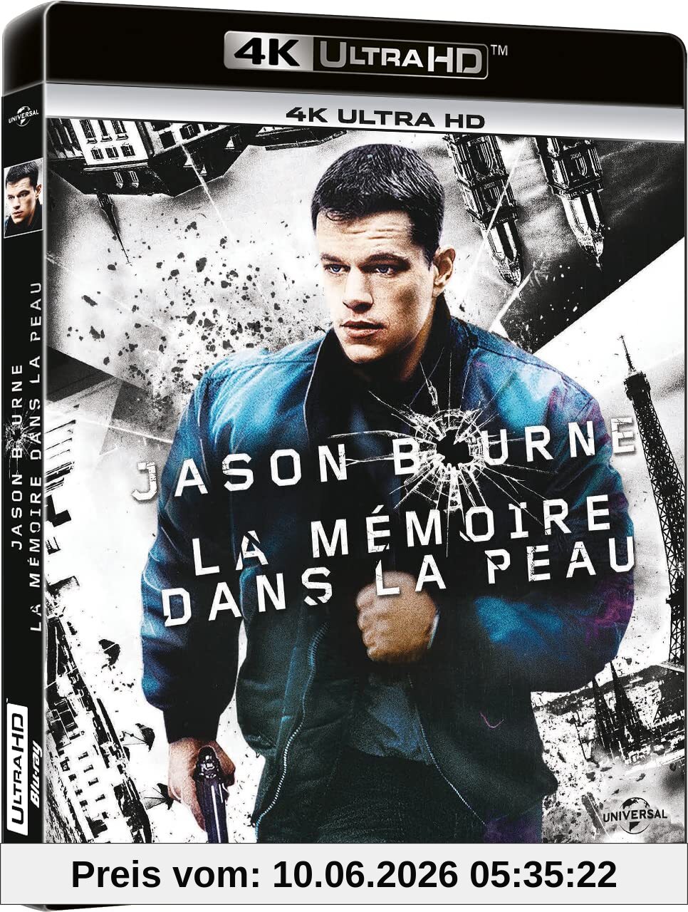 Jason bourne : la mémoire dans la peau 4k ultra hd
