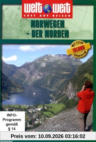 Norwegen - Der Norden (Reihe: welt weit) mit Bonusfilm "Island"