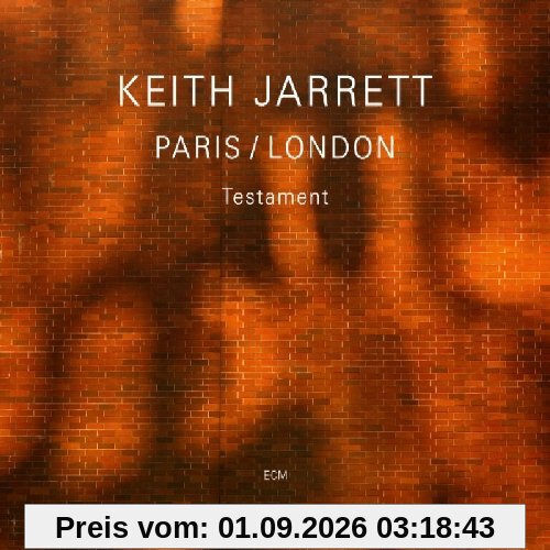 Keith Jarrett Paris/London-Testament