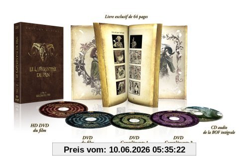 Le Labyrinthe De Pan - Edition Ultime THX 5 Discs (3 DVD + 1 HD DVD + 1 CD de la BOF   Livre 64p. + étui) [FR IMPORT]