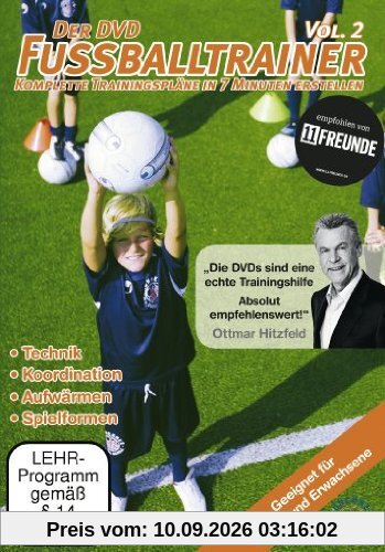 Der DVD Fussballtrainer Vol. 2 / Neue Fußballübungen im Fußballtraining (DVD)