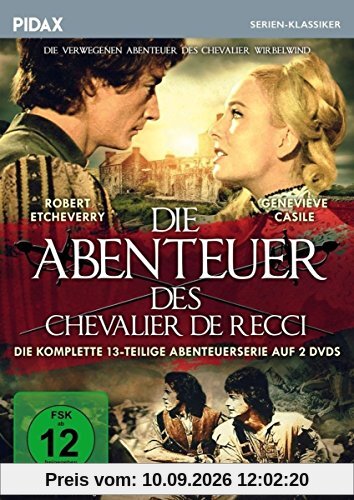 Die Abenteuer des Chevalier de Recci (Chevalier Wirbelwind) / Die komplette 13-teilige Abenteuerserie (Pidax Serien-Klassiker) [2 DVDs]