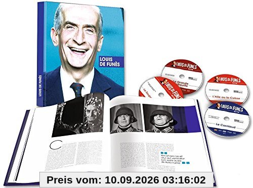 Louis De Funès - Coffret Livre - La Grande Vadrouille + Le Corniaud + La Soupe Aux Choux + L'aile Ou La Cuisse